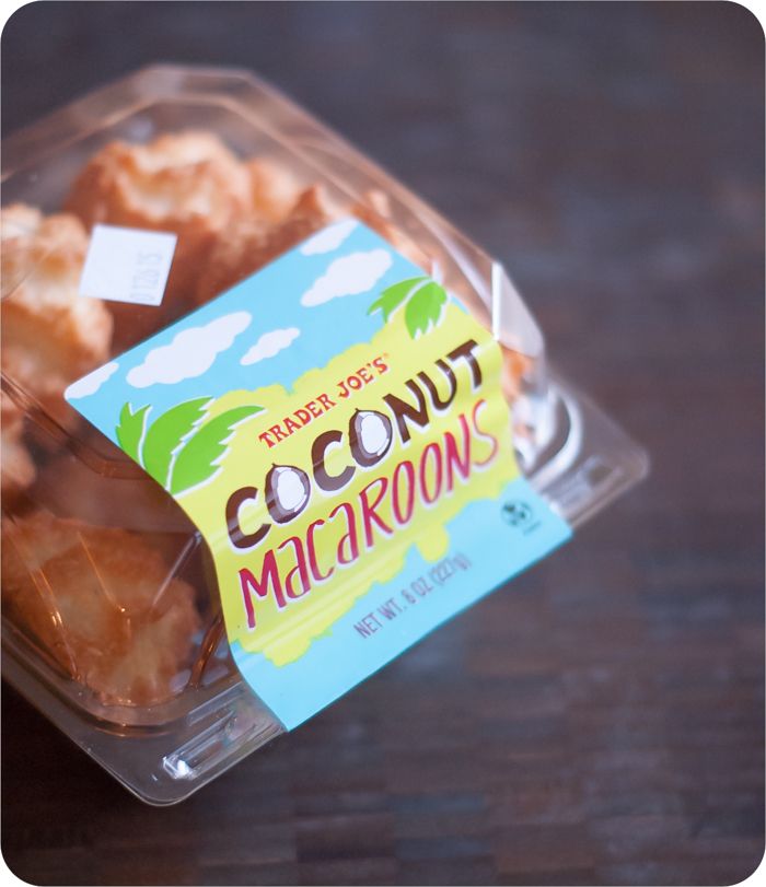 Sweet on Trader Joe's Saturday Coconut Macaroons Bake at 350°